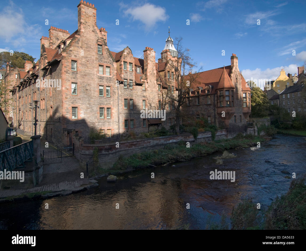 Dean Village Water of Leith Edinburgh Stock Photo Alamy