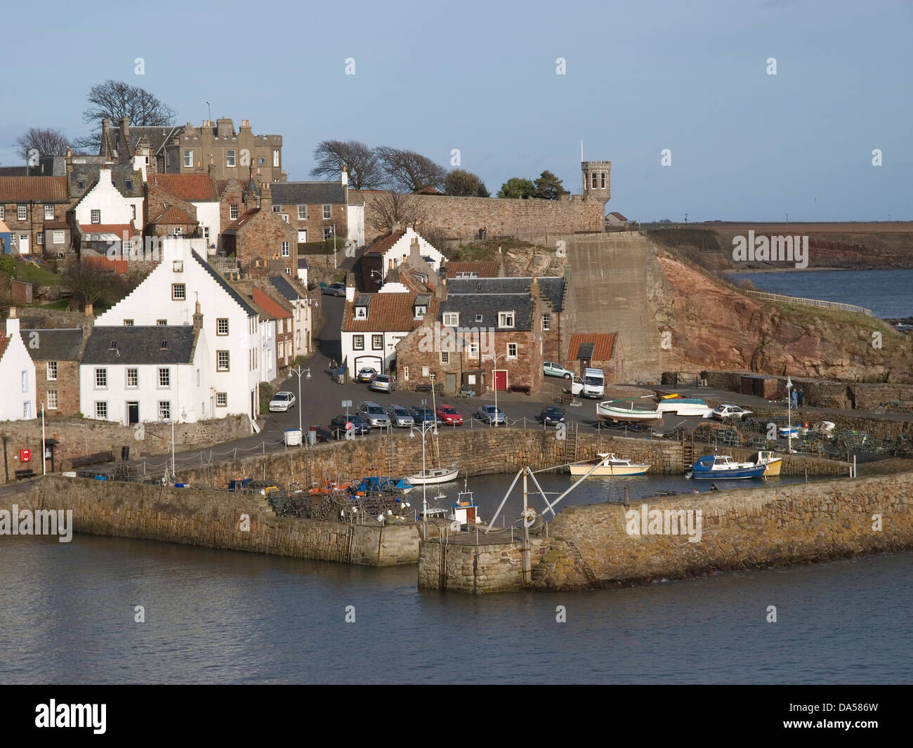 Crail Harbour Fife Scotland Stock Photo Alamy