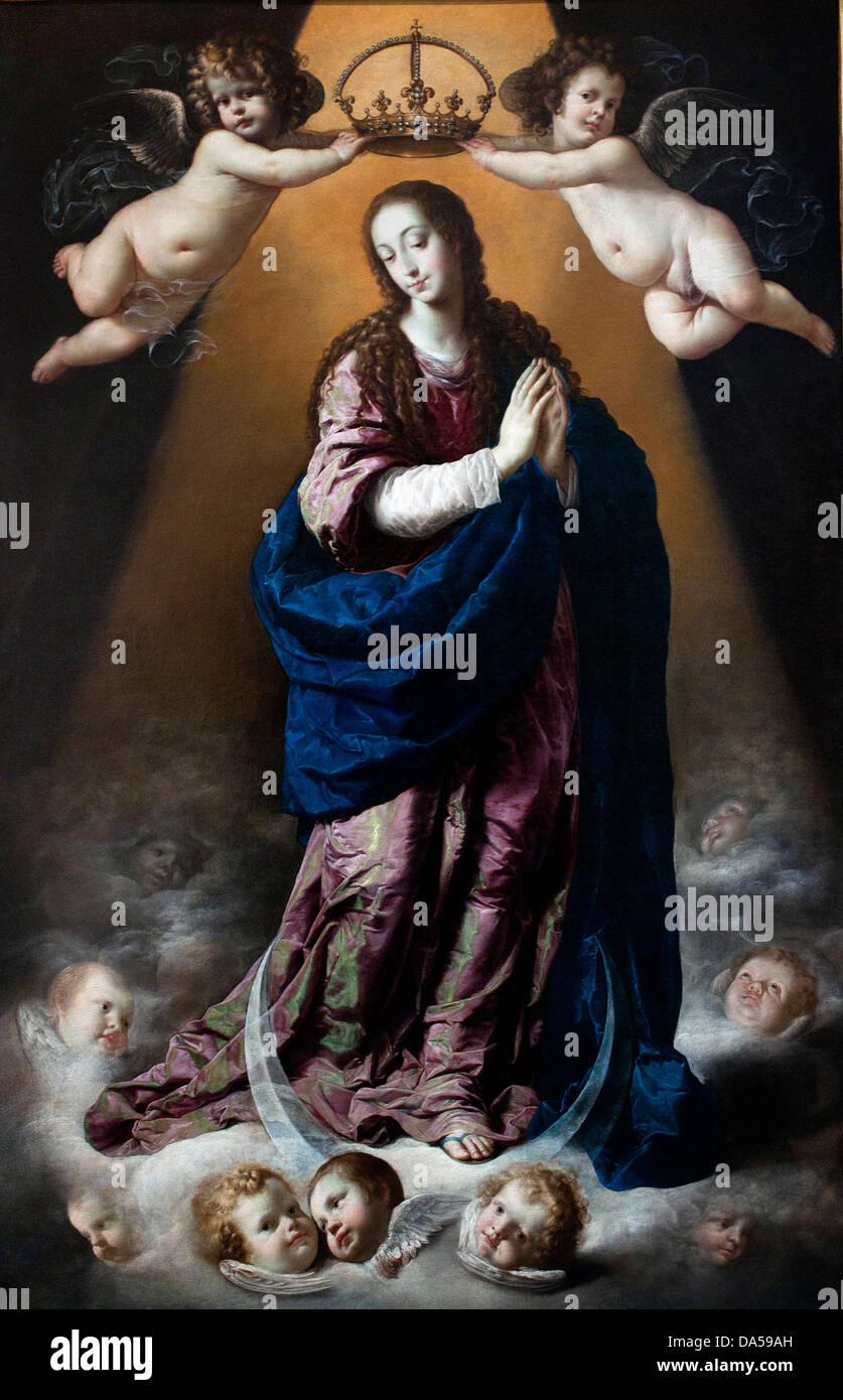 The Immaculate Conception 1631 Antonio de Pereda 1611-1678 Spain Spanish Stock Photo