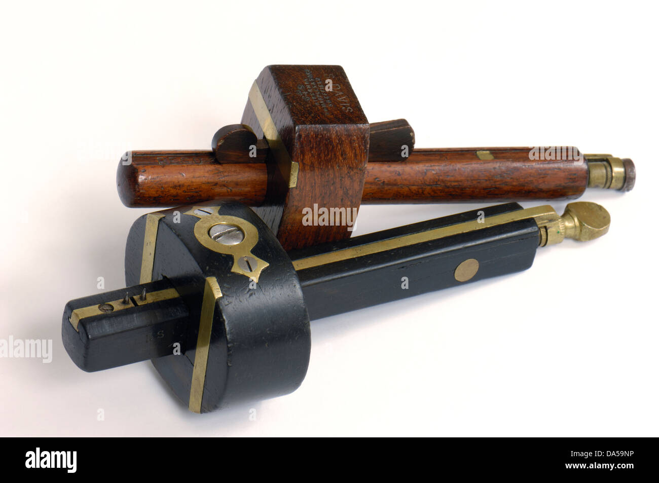 Old English mortice or mortise gauges for makers and carpenters