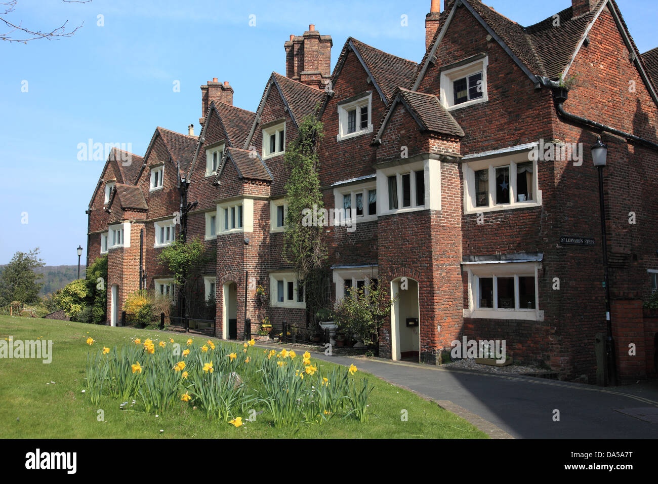 St Leonard’s Close in Bridgnorth Stock Photo Alamy