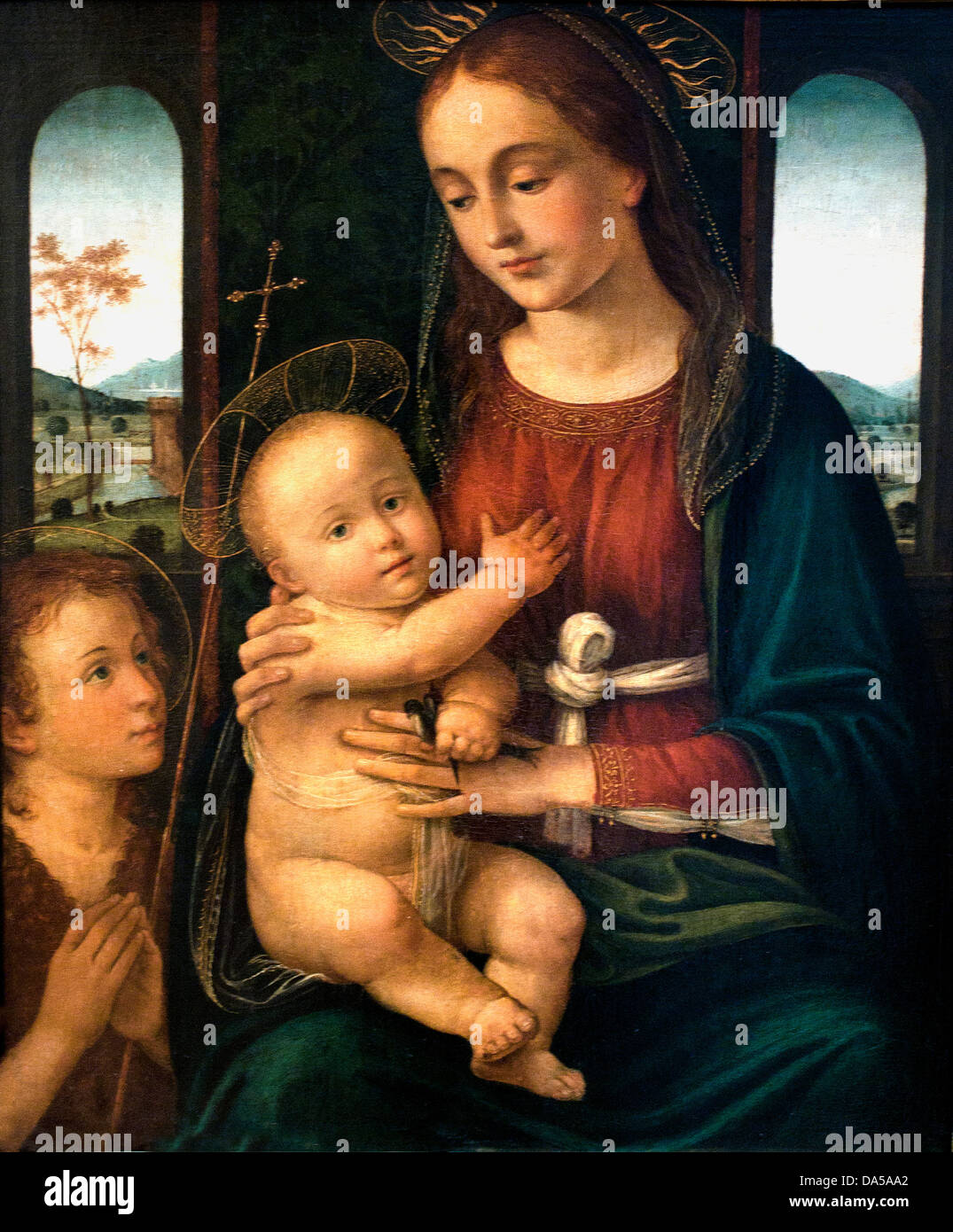 The Virgin and Child with St. John the Baptist by Biagio D´Antonio ...