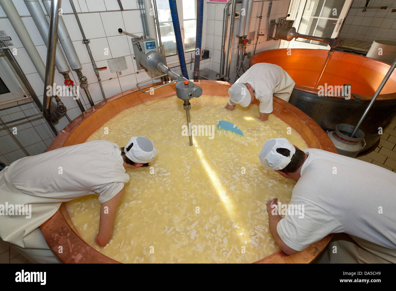 Switzerland cheese factory hires stock photography and images Alamy