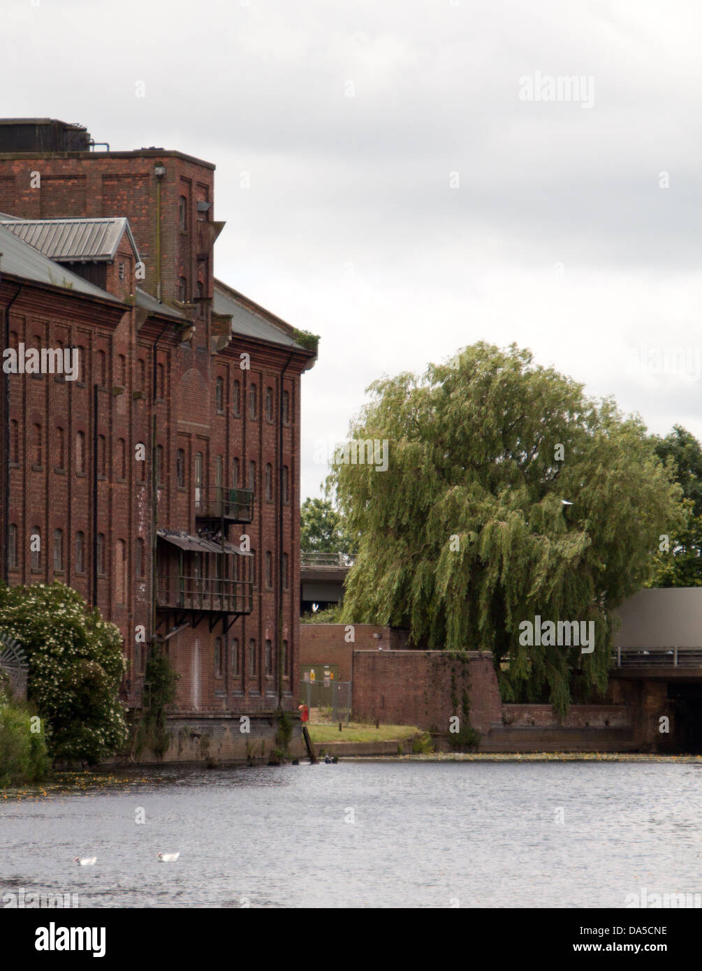 Wellingborough flour mill. Stock Photo