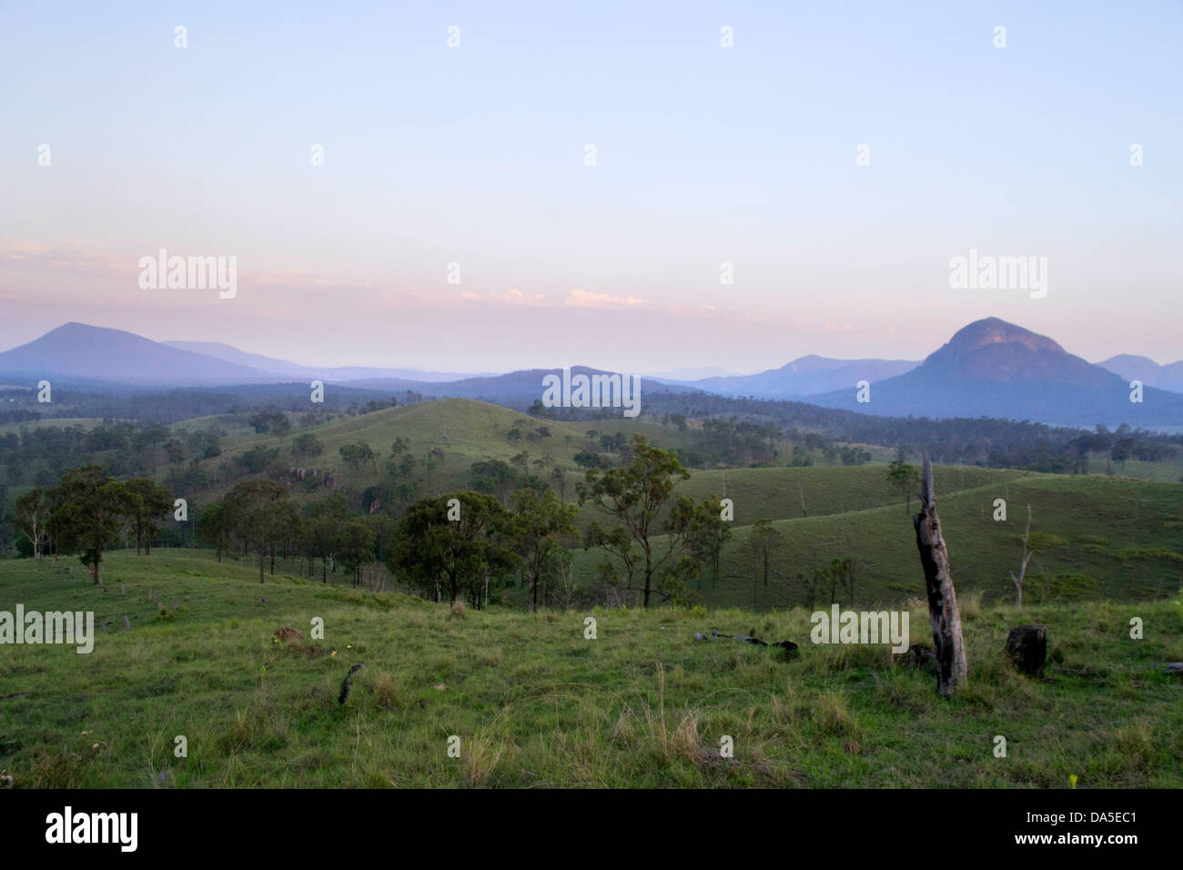 Australian nature- Great Dividing range mountains Stock Photo
