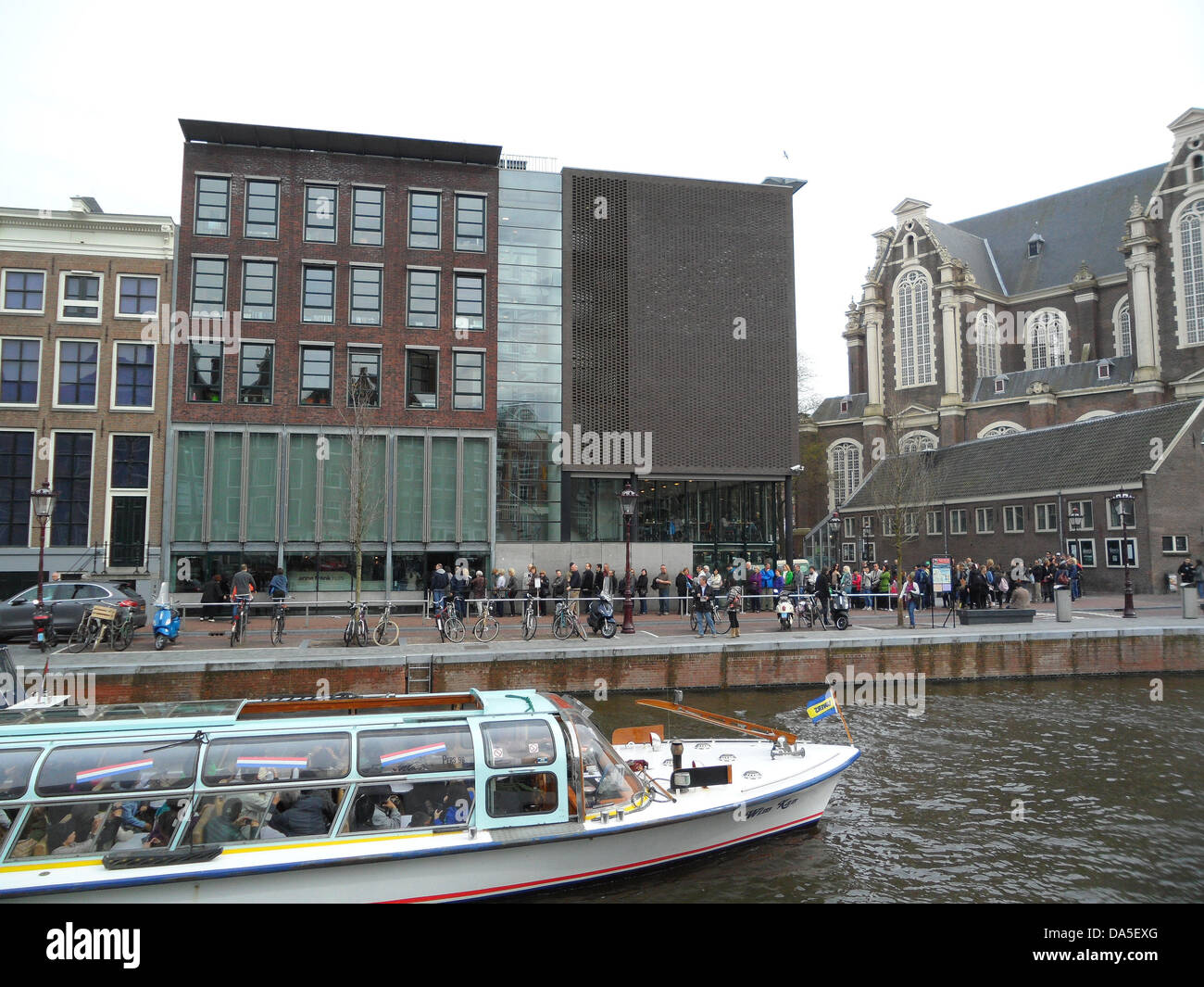 The Anne Frank House Museum at the Prinsengracht 263 in Amsterdam in