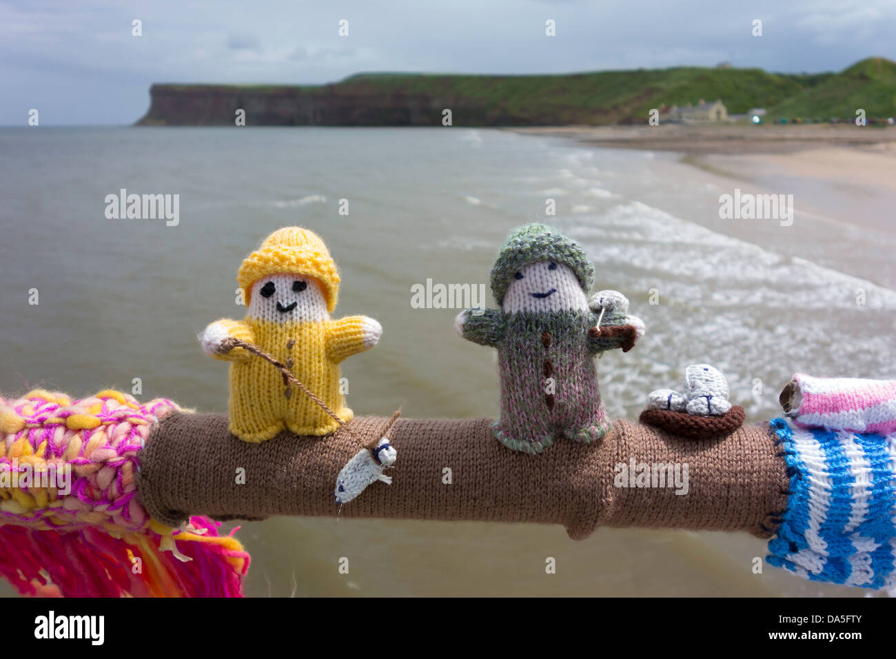 Yarn Bombing Decorating Public Place With Knitted Objects Here A
