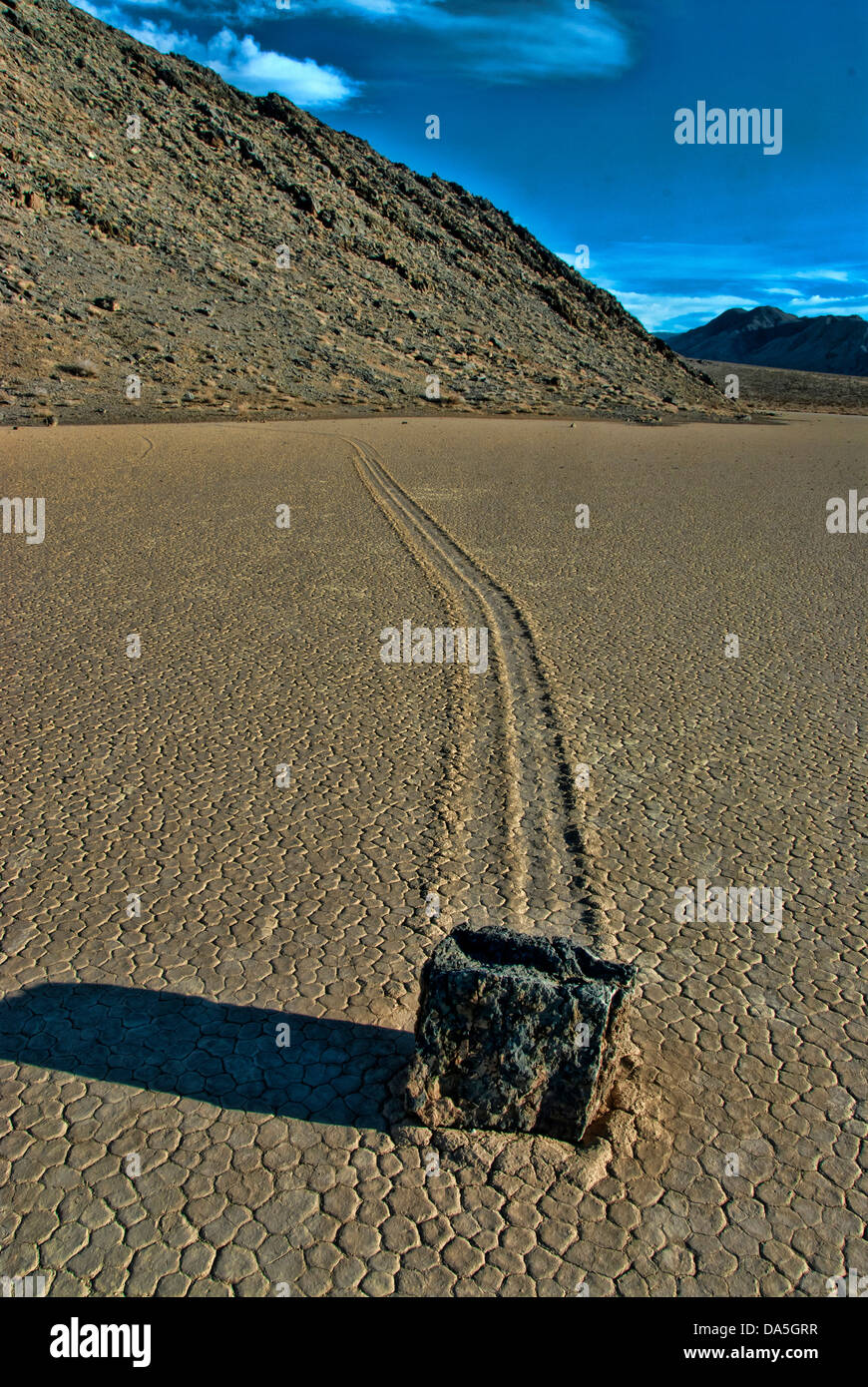 sliding rocks, racetrack, stone, desert, death valley, national, park ...