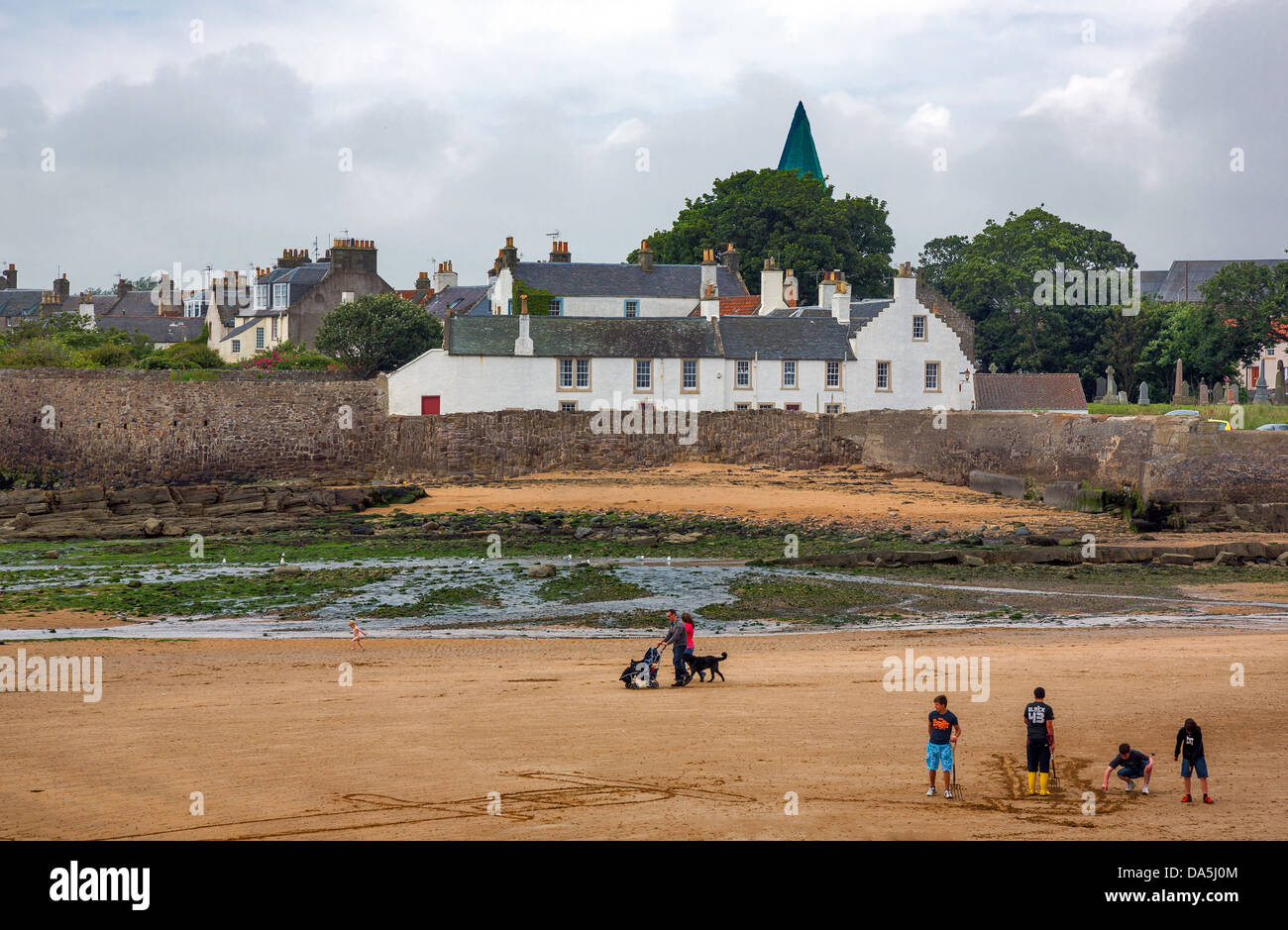 Great Britain, Scotland, Fife area, Anstruther, the fishermen village. Stock Photo