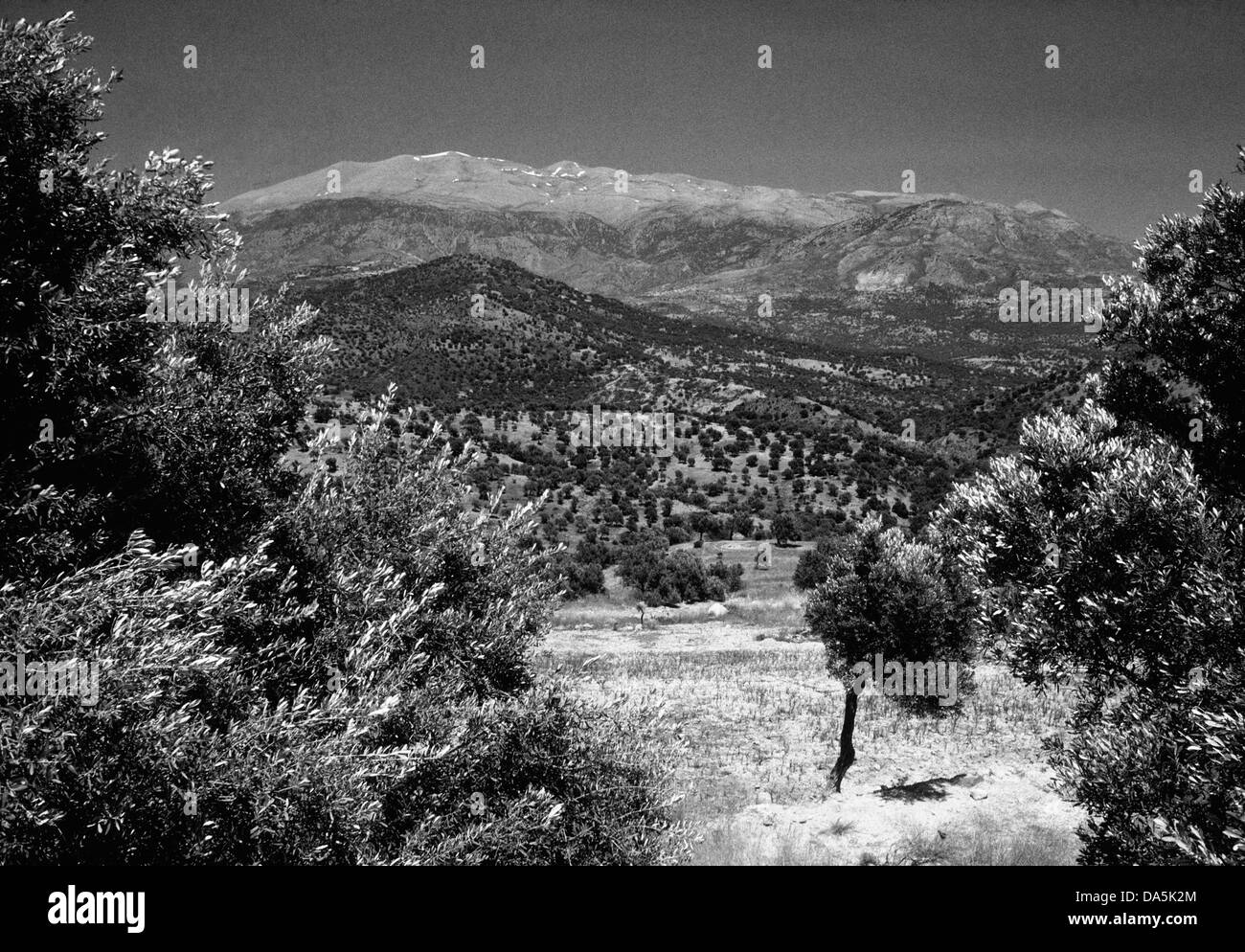 Central Crete landscape Stock Photo