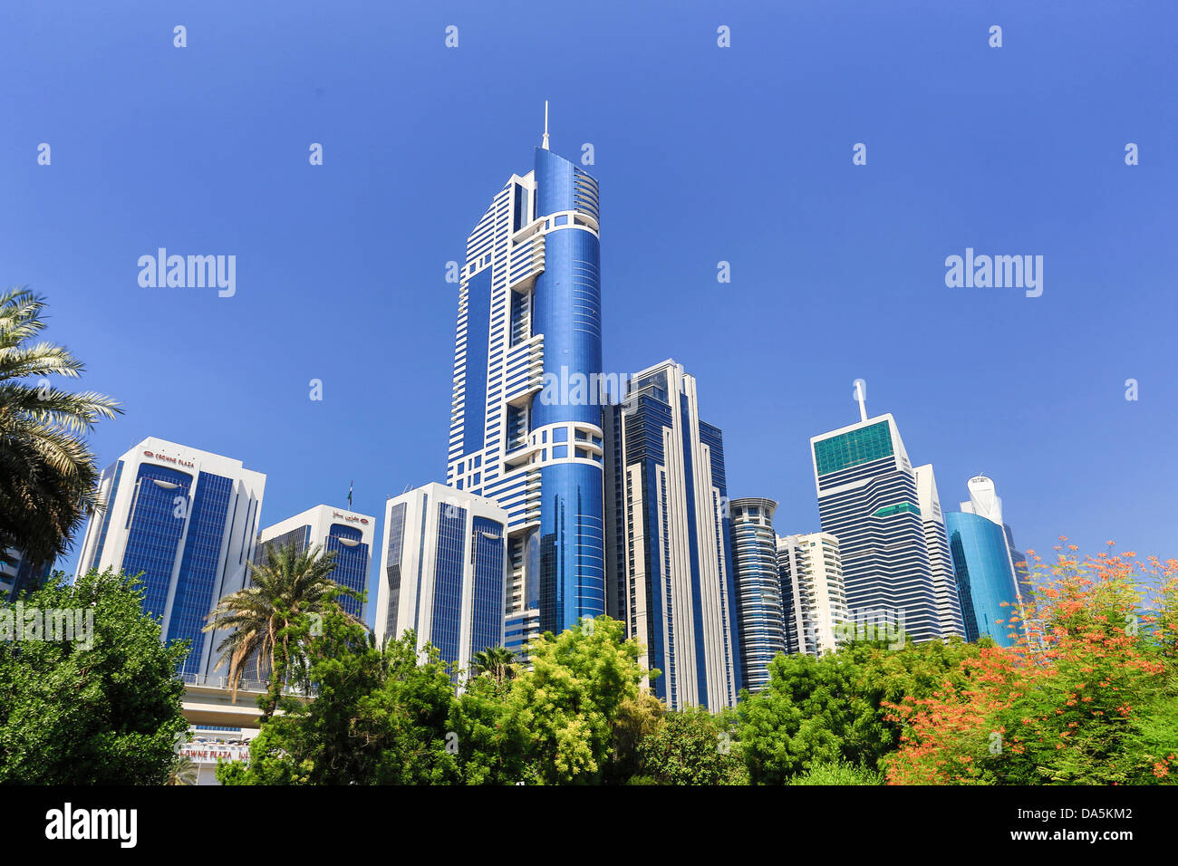 United Arab Emirates, UAE, Dubai, City, buildings, Sheikh Zayed, Road, Dubai, architecture, blue, downtown, emirates, modern, ne Stock Photo