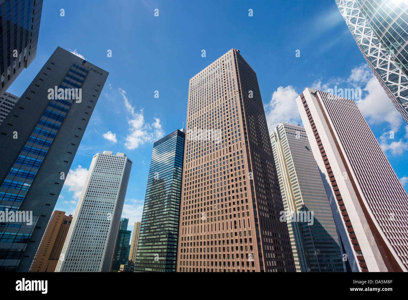 Japan, Asia, Tokyo, City, Shinjuku, District, west side, architecture, building, new, skyline, skyscraper, Stock Photo