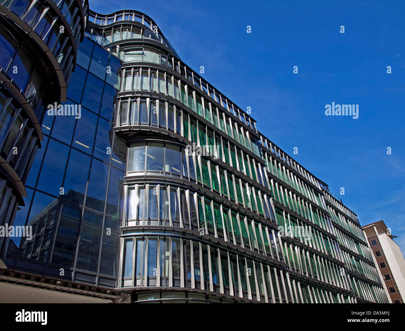 Facade of Amazon’s new offices at 60 Holborn Viaduct, near Smithfield