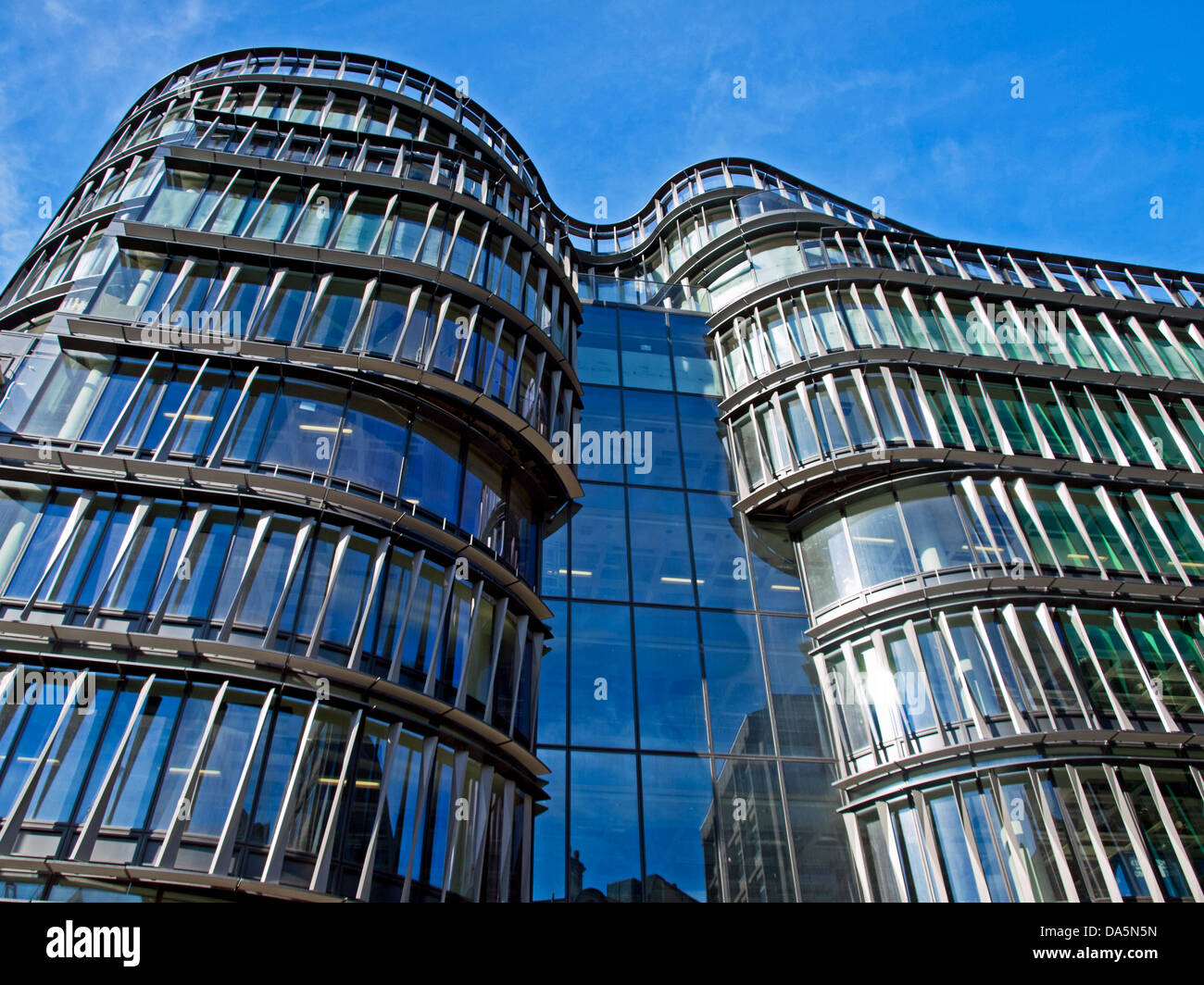 Facade of Amazon’s new offices at