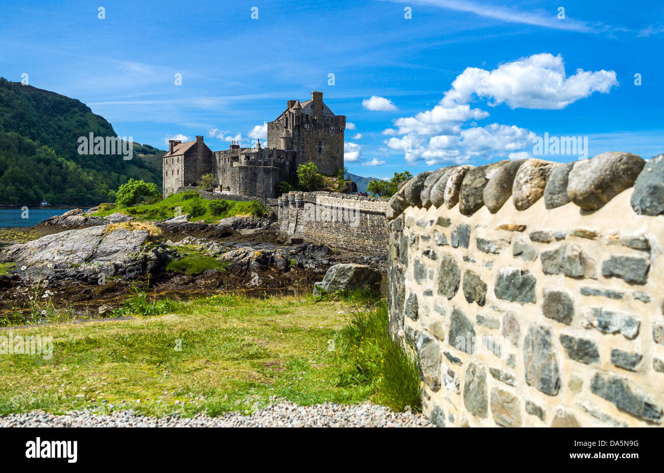 Great Britain, Scotland, Highlands, the Eilean Conan castle. Stock Photo