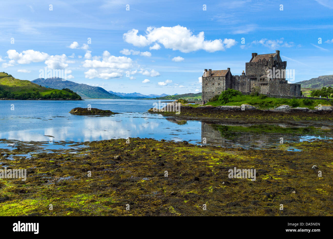 Europe Great Britain, Scotland, Highlands, the Eilean Conan castle. Stock Photo