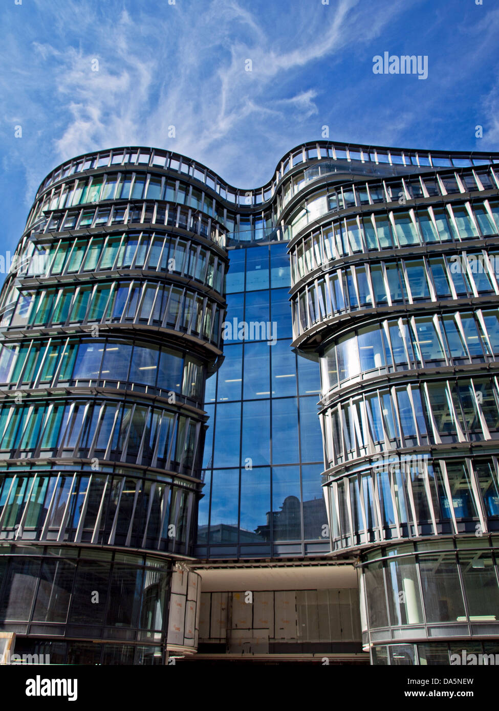 Facade of Amazon’s new offices at