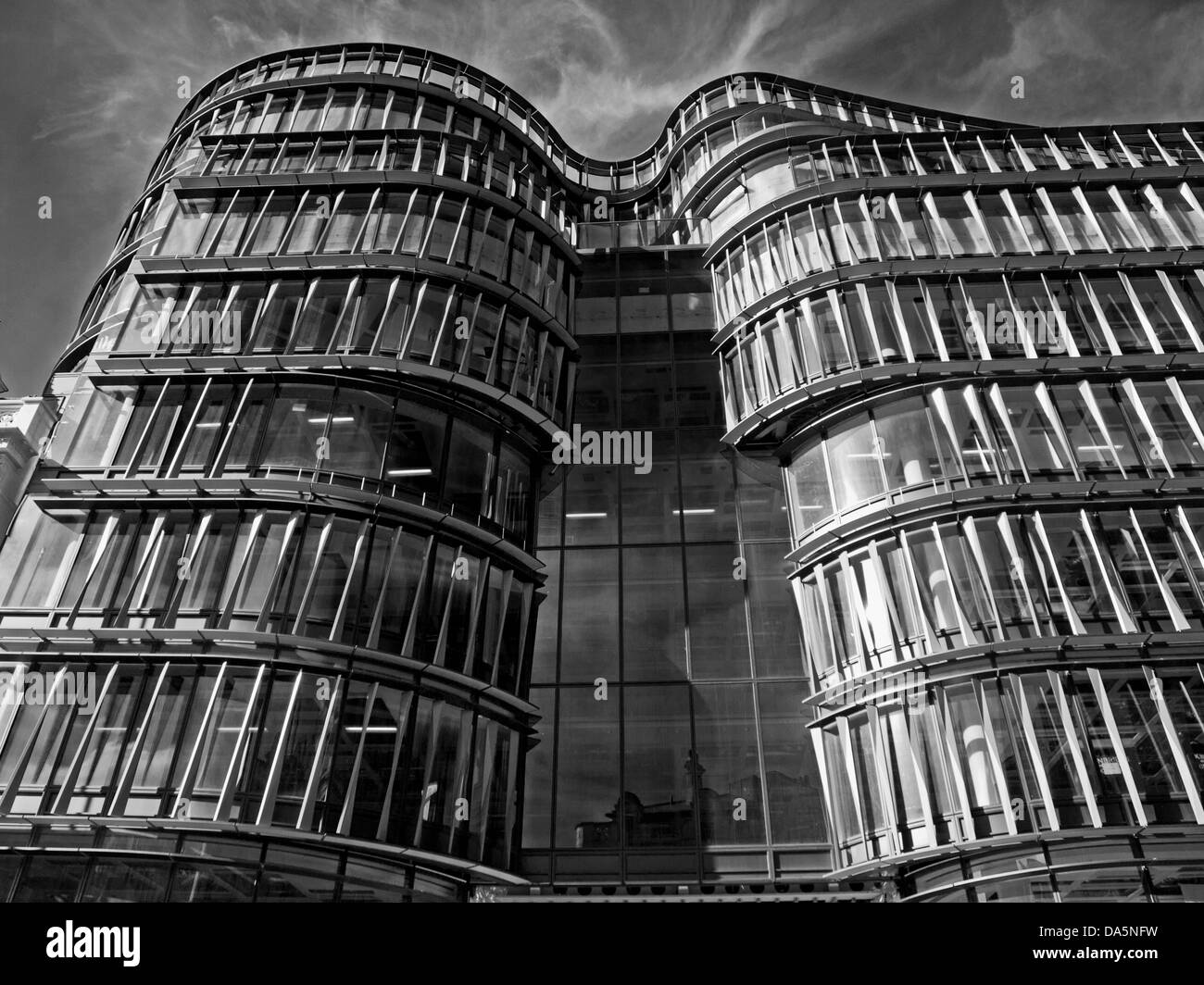 Facade of Amazon’s new offices at 60 Holborn Viaduct, near Smithfield