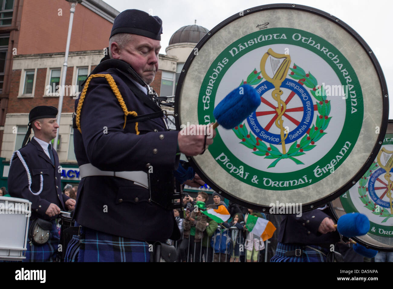 St. Patrick's Parade, Dublin, Ireland, 2013. Stock Photo