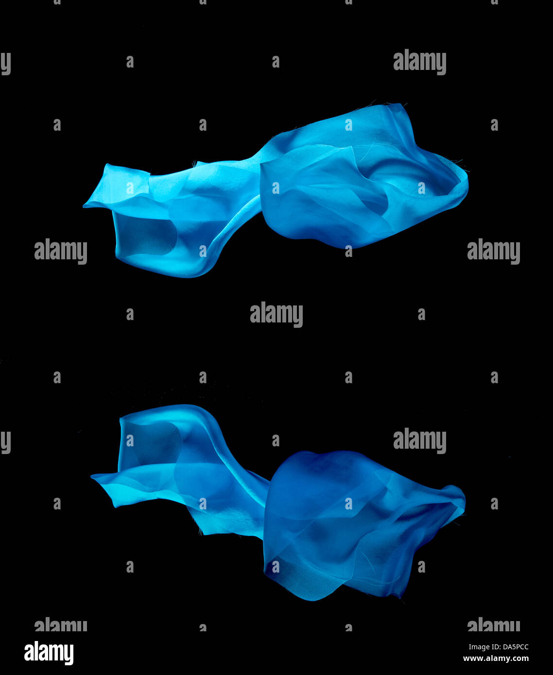 chiffon floating fabric blowing wind falling frozen pretty shapes Stock  Photo - Alamy
