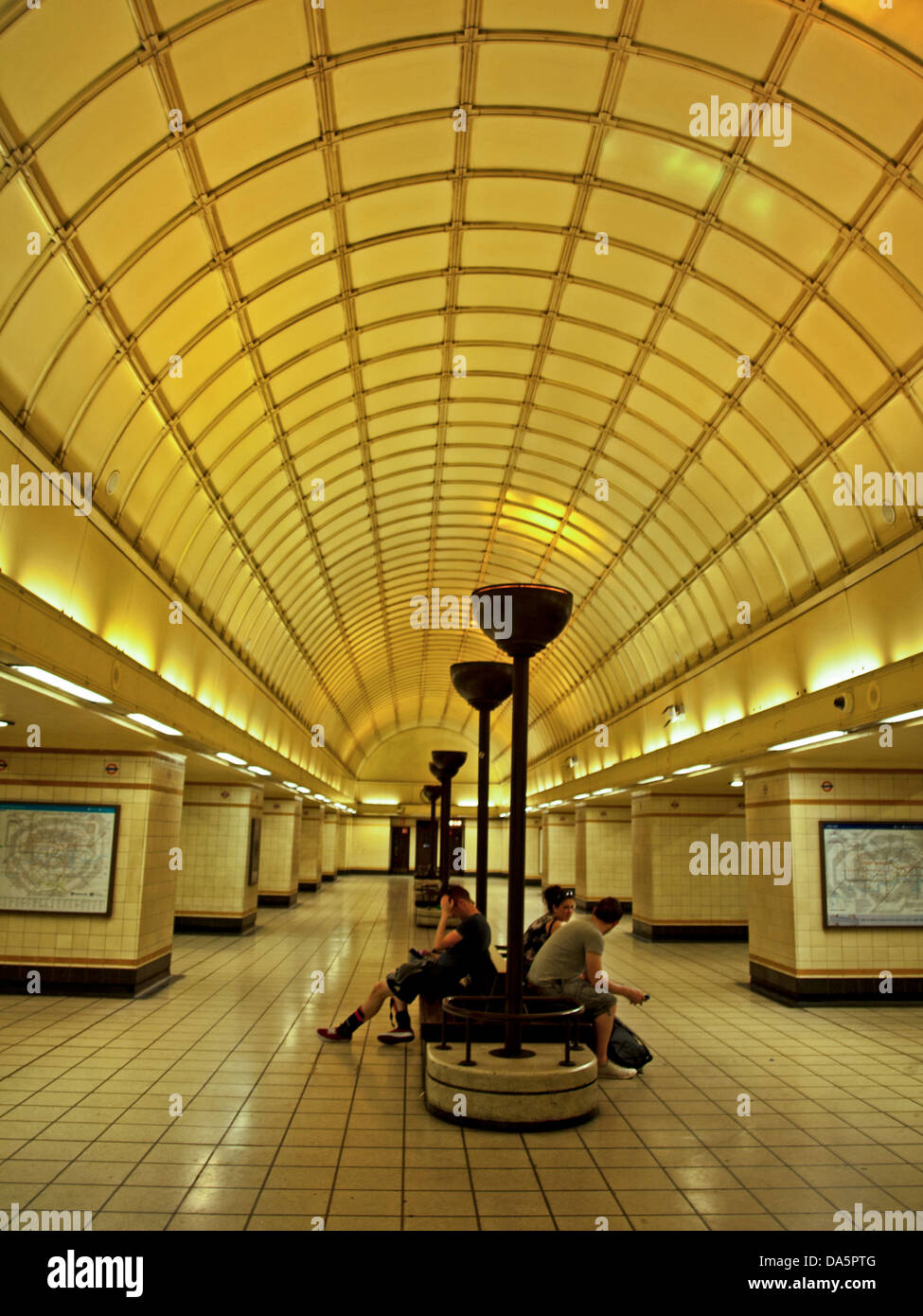 Subway Tube Lighting Ceiling Tiles Stock Photos Subway Tube