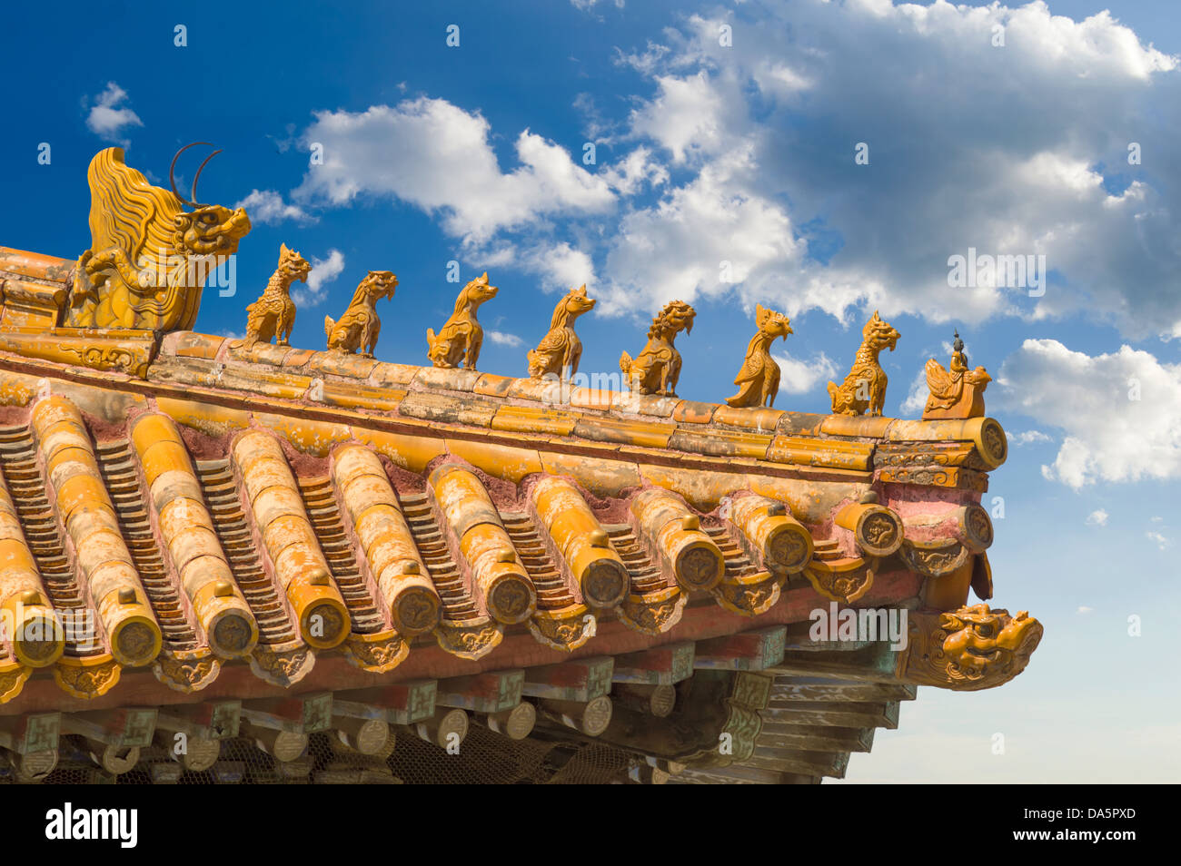 The Forbidden City in beijing Stock Photo