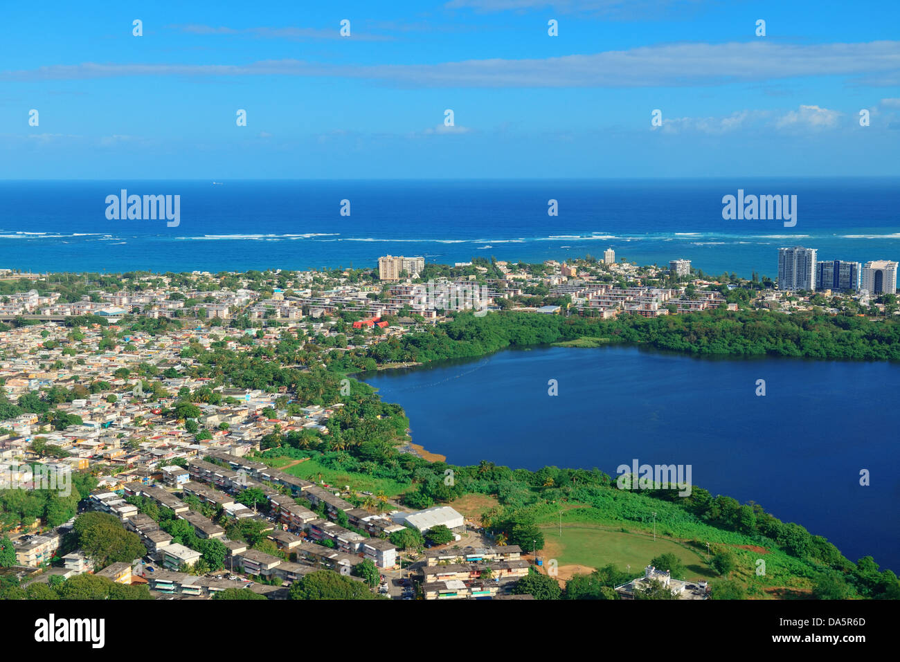 Aerial view san juan city hi-res stock photography and images - Alamy