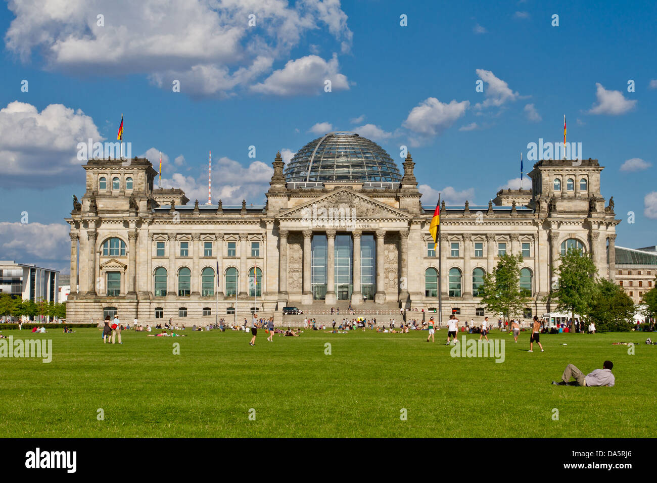German Reichstag parliament in Berlin Germany Stock Photo