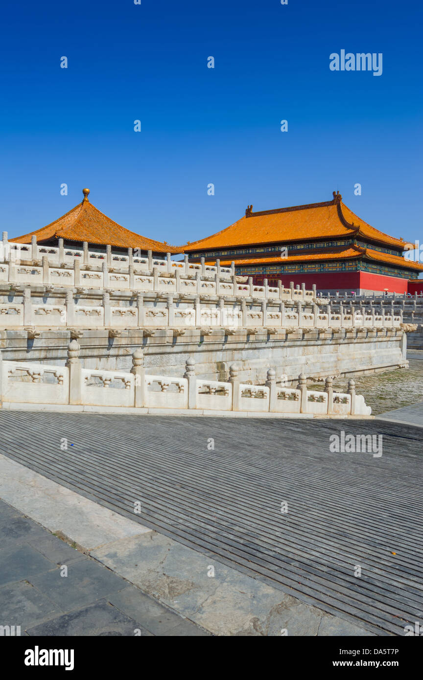 The Forbidden City in beijing Stock Photo