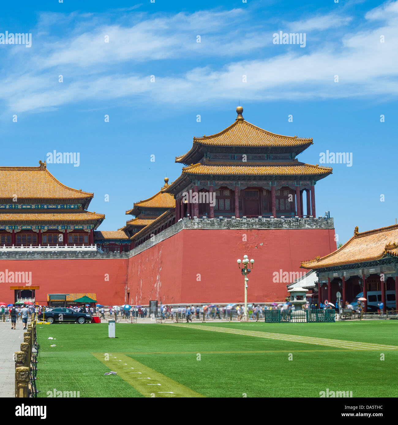 The Forbidden City in beijing Stock Photo