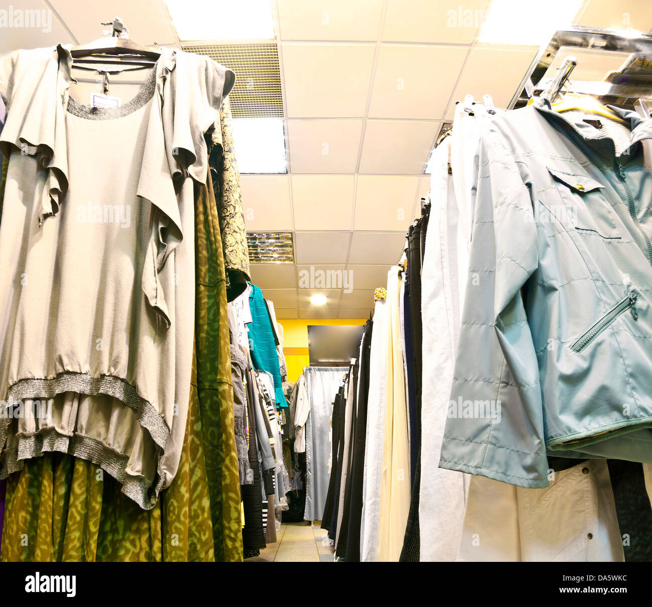 the clothe store Stock Photo