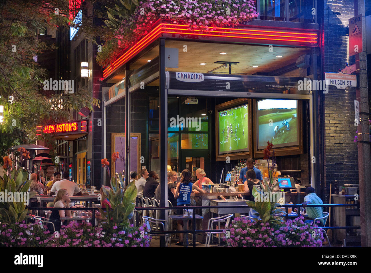 Canada, Ontario, Patio, Restaurant, Sports, Toronto, bar, deck, diners