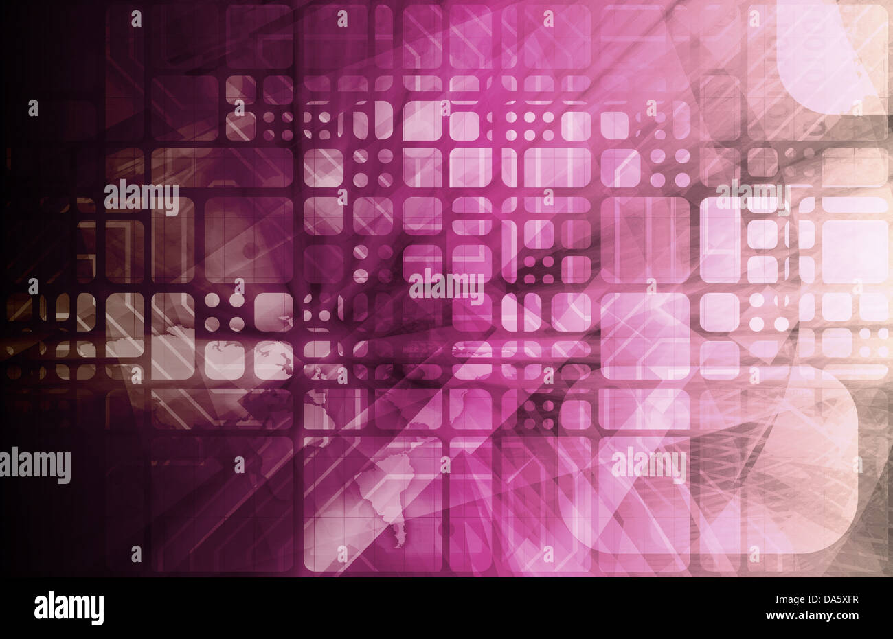 Virtual Technology with Data Filtering Web Art Stock Photo - Alamy