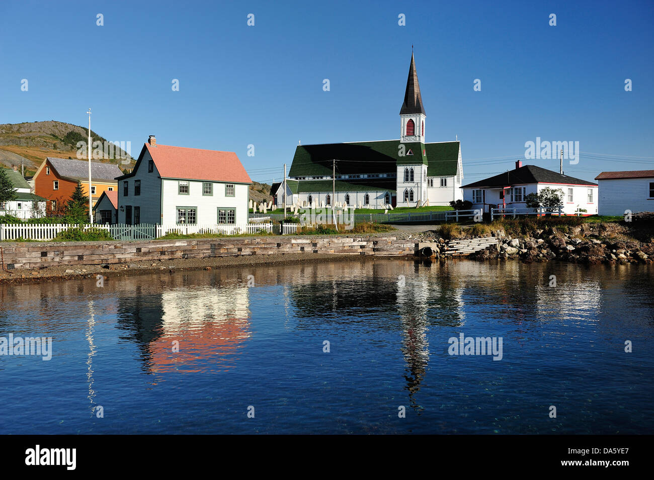 Trinity, Newfoundland, Canada, village, coast Stock Photo