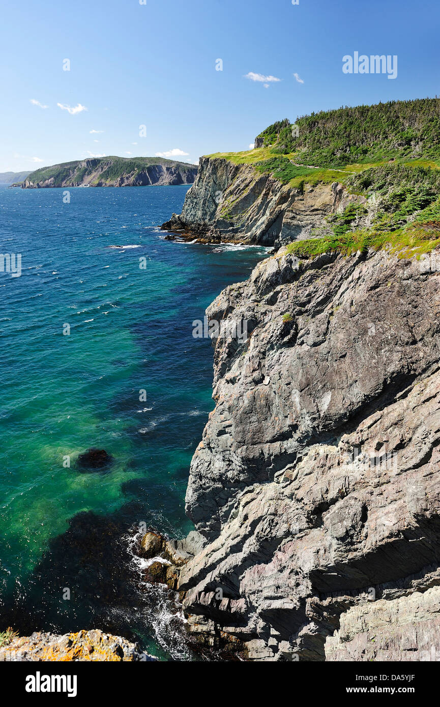 Skerwink Trail, Port Rexton, Newfoundland, Canada, sea, rocks, coast