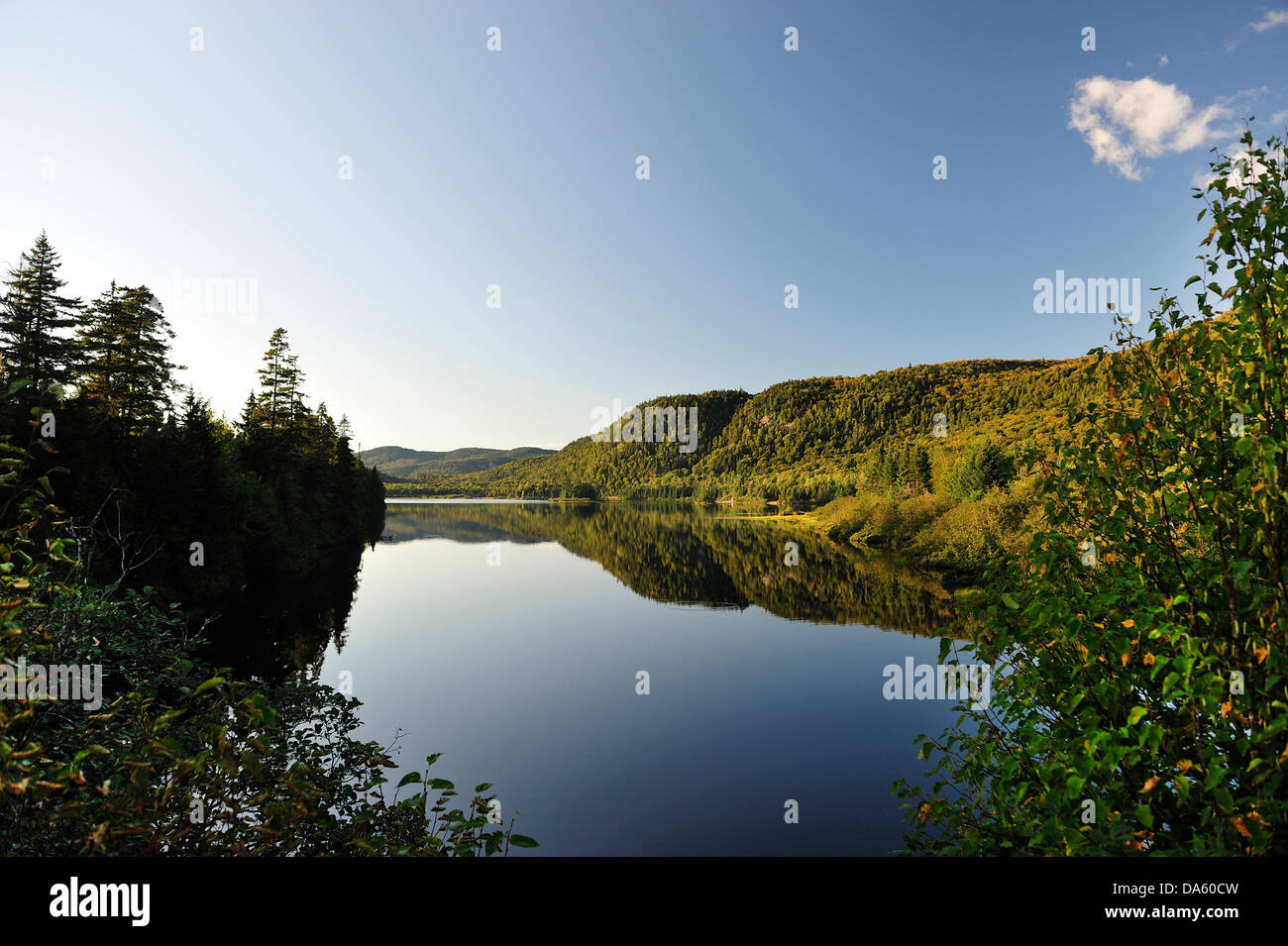 Blue, Sky, Canada, Hills, Lac Chat, National Park, MontTremblant