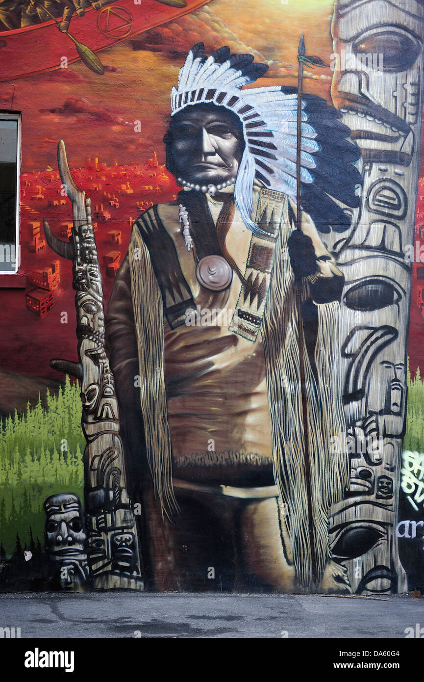Canada, Montreal, Quebec, Vieux Ville, art, chief, colorful, colors