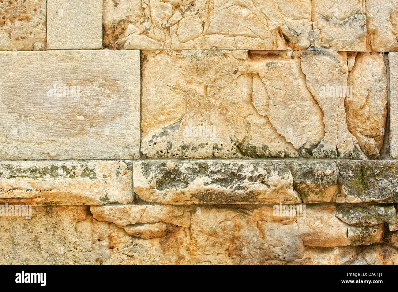 Details Roman building wall Stock Photo