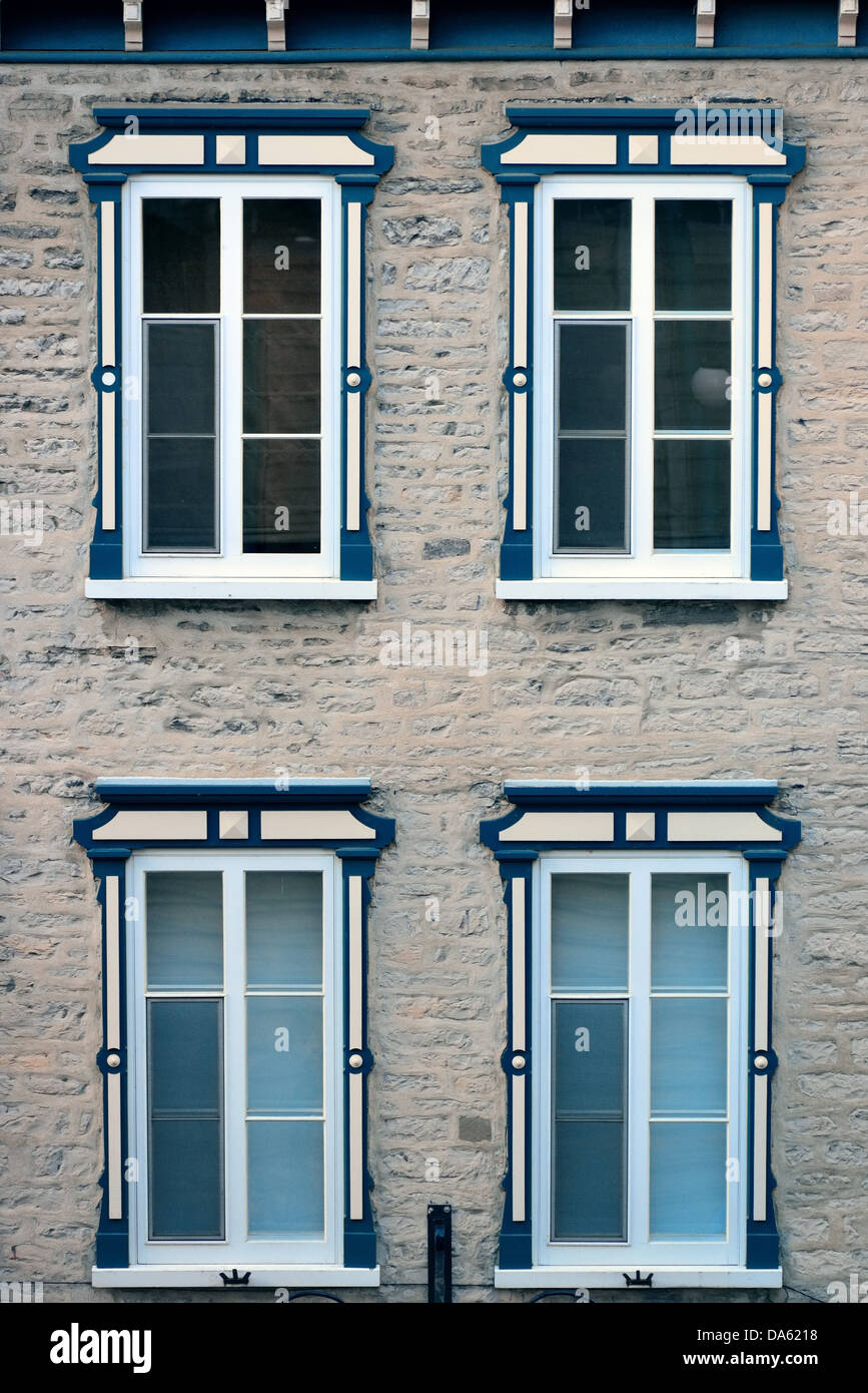 Ancient window of old building in Quebec City Stock Photo Alamy