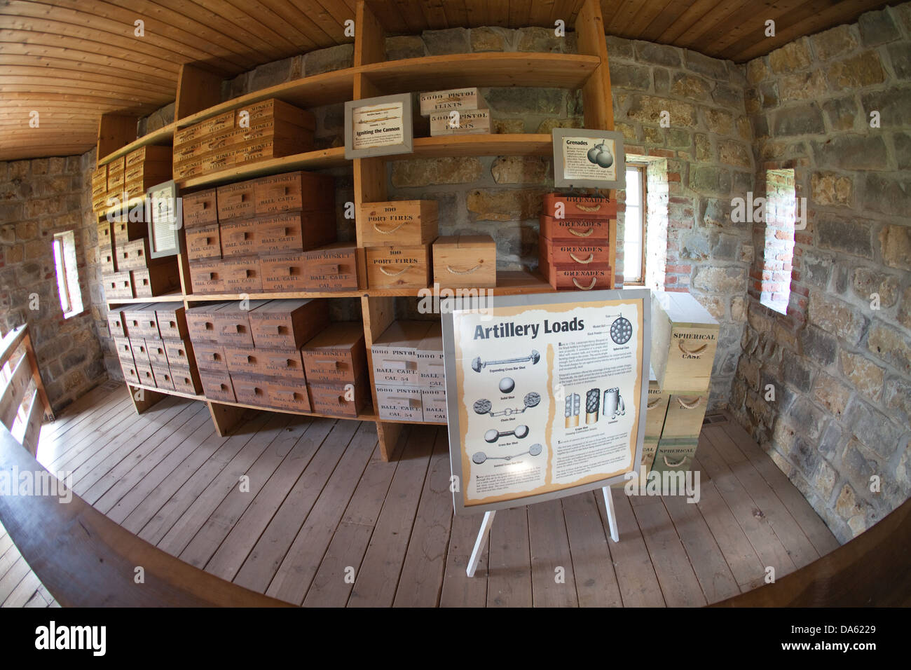 Historical loads, information about weaponry at Fort Atkinson, 1820, US