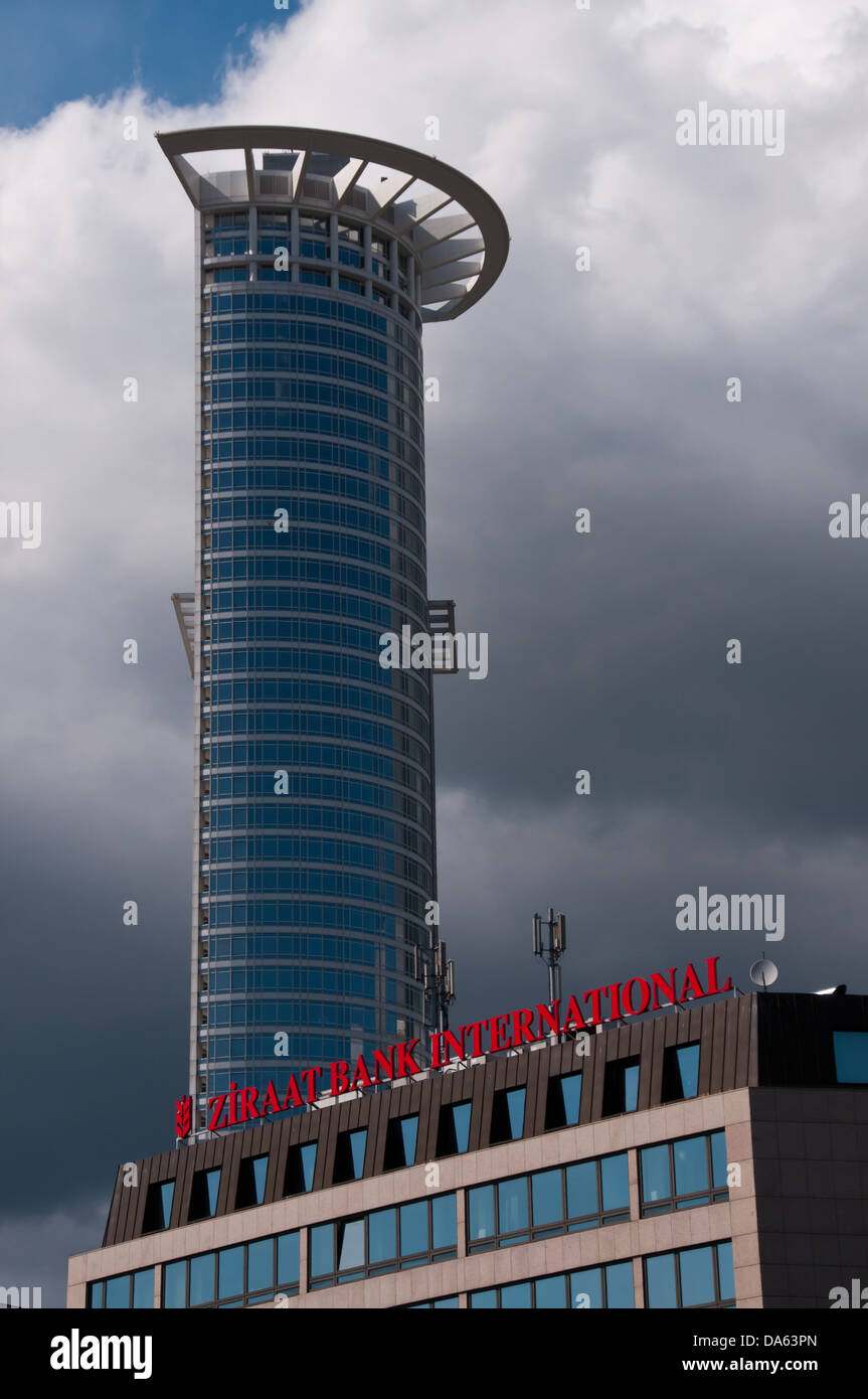 Ziraat bank International, DZ bank, Tower, bank, Westendtower, bank  quarter, Frankfurt am Main, Frankfurt on the Main, Frankfurt Stock Photo -  Alamy