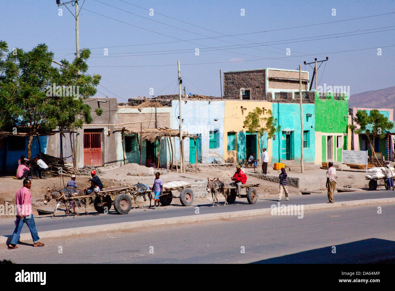 Afar, Asaita, Africa, town, city, Ethiopia, Starsse, Stock Photo