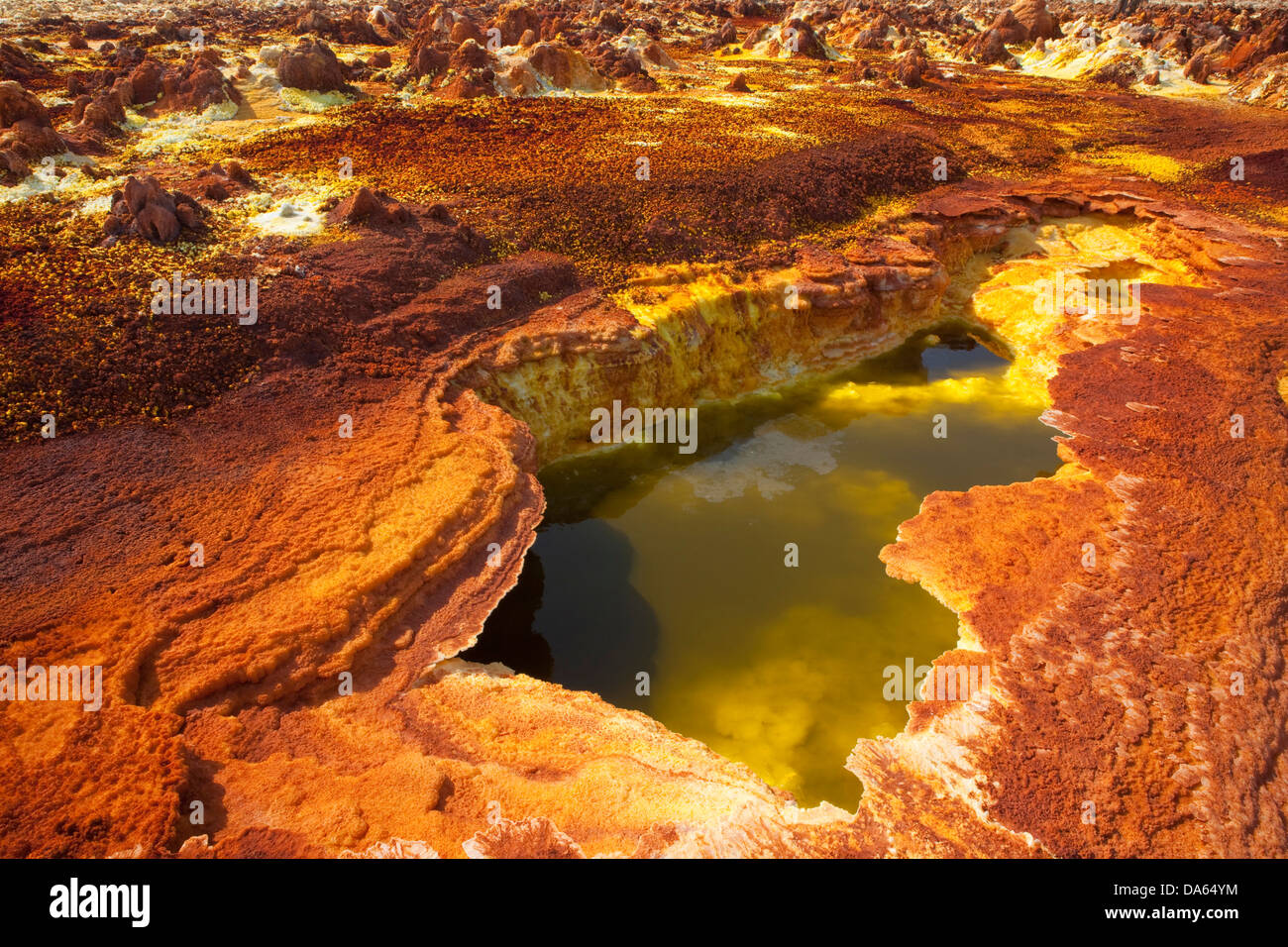 Sulphur terraces, Assale, Africa, nature, Ethiopia, sulphur, sulfur