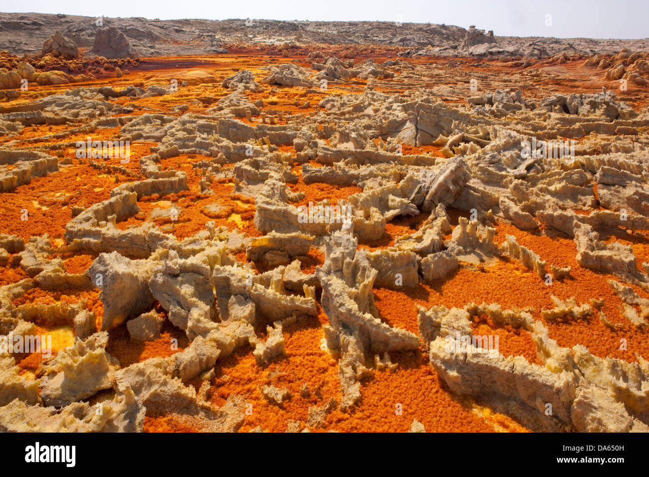 Sulphur terraces, Assale, Africa, nature, Ethiopia, sulphur, sulfur