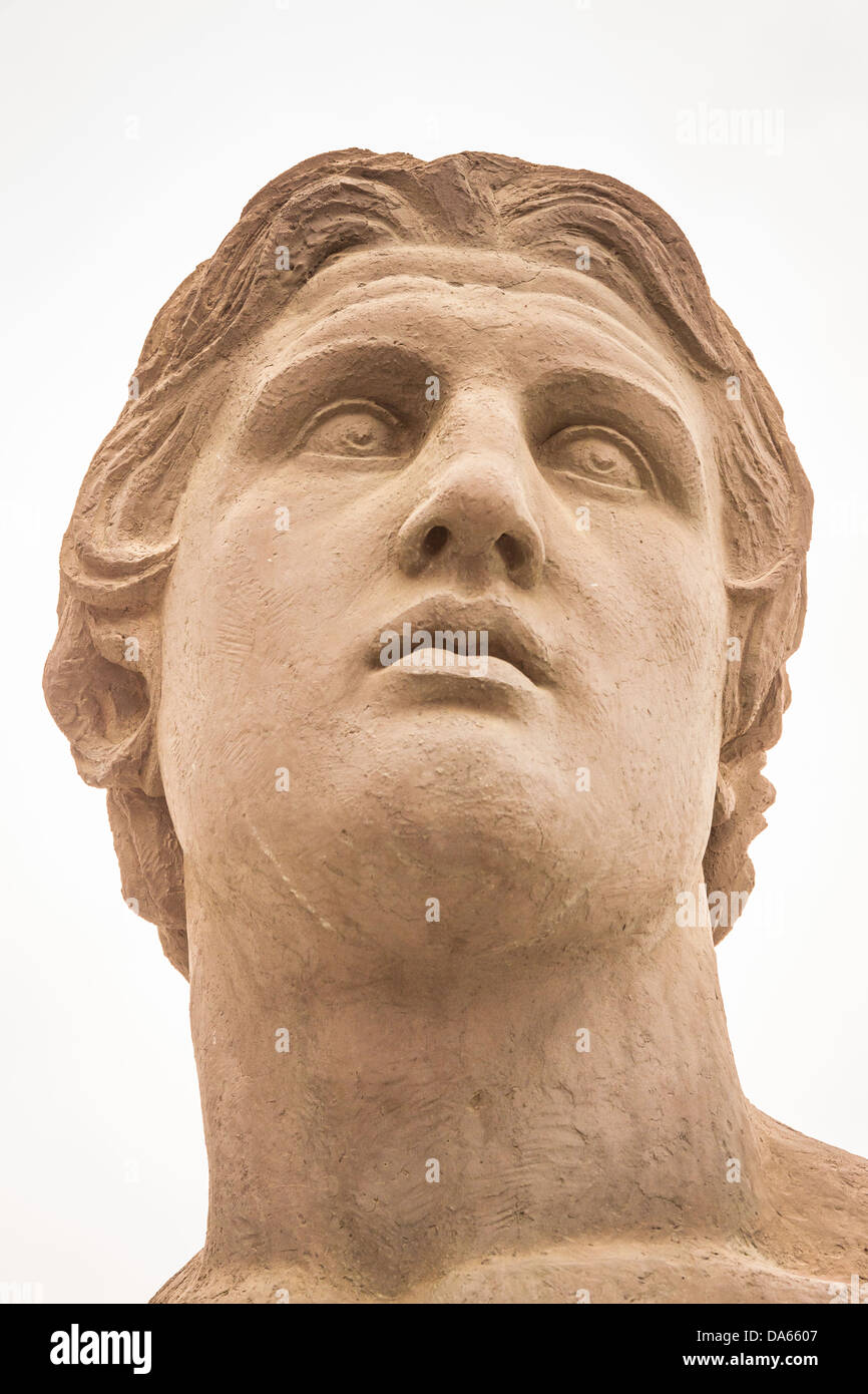 Alexander great statue alexandria egypt hires stock photography and