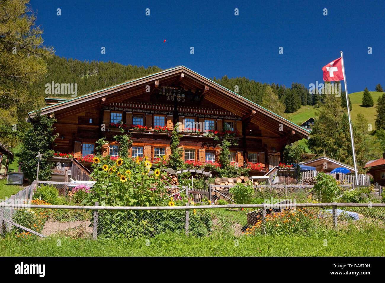 House, Home, Adelboden, mountain, mountains, canton, Bern, Bernese