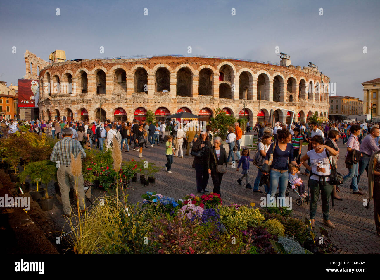 Arena, Verona, town, city, Italy, Europe, Switzerland, Europe, Roman, amphitheater Stock Photo