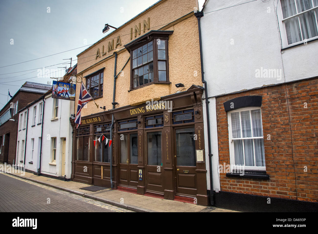 The Alma Inn in Kings Head Street, Harwich Stock Photo Alamy