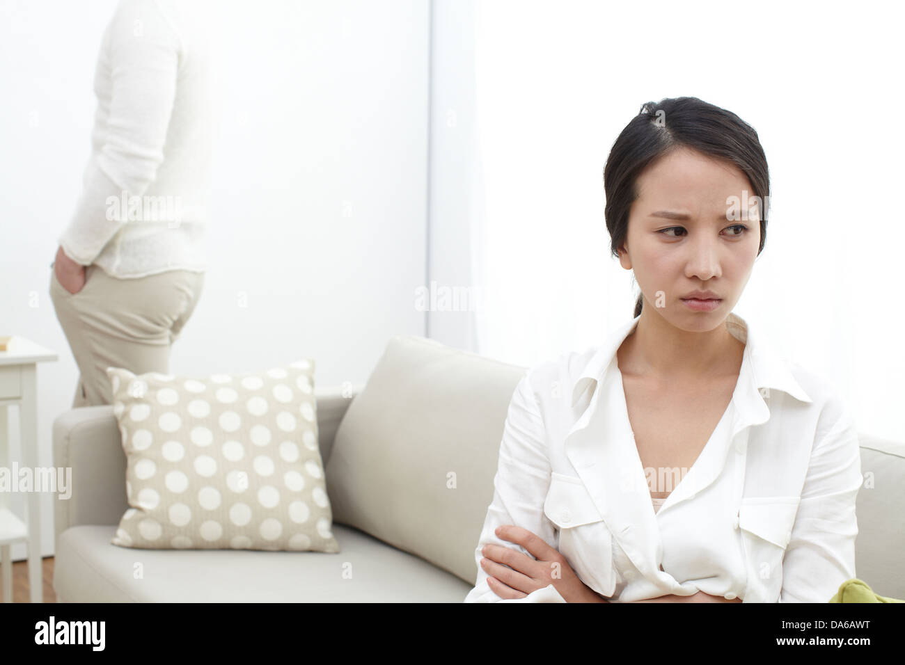 A young couple having relationship difficulties Stock Photo - Alamy