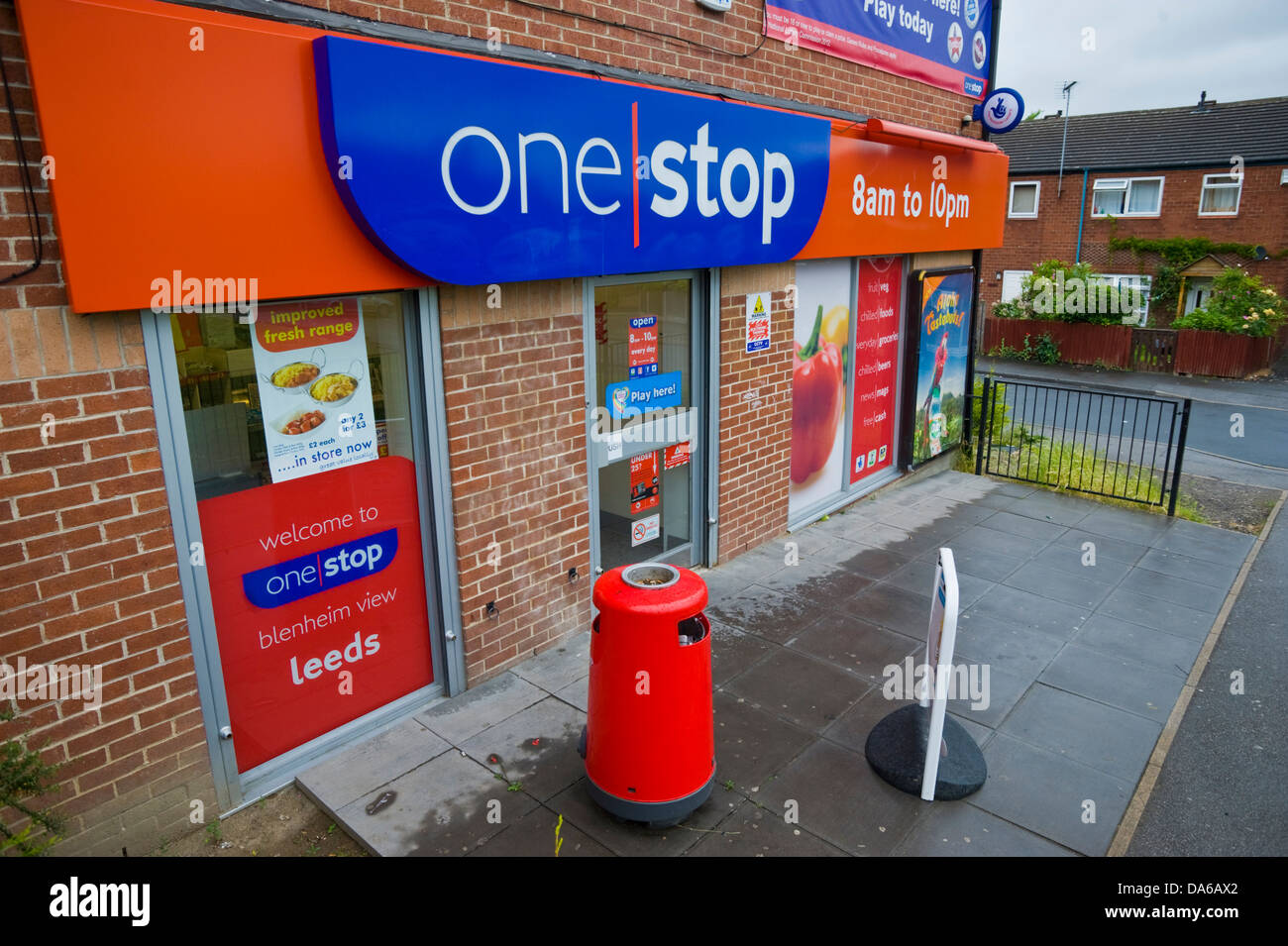 ONE STOP local convenience store at Blenheim View Leeds West Yorkshire England UK Stock Photo